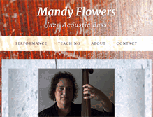 Tablet Screenshot of mandyflowers.com
